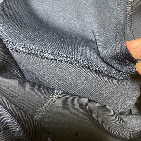 Z by Zobha Women’s Shine High Waisted Leggings Size L Athletic Navy Sparkle - Picture 7 of 14